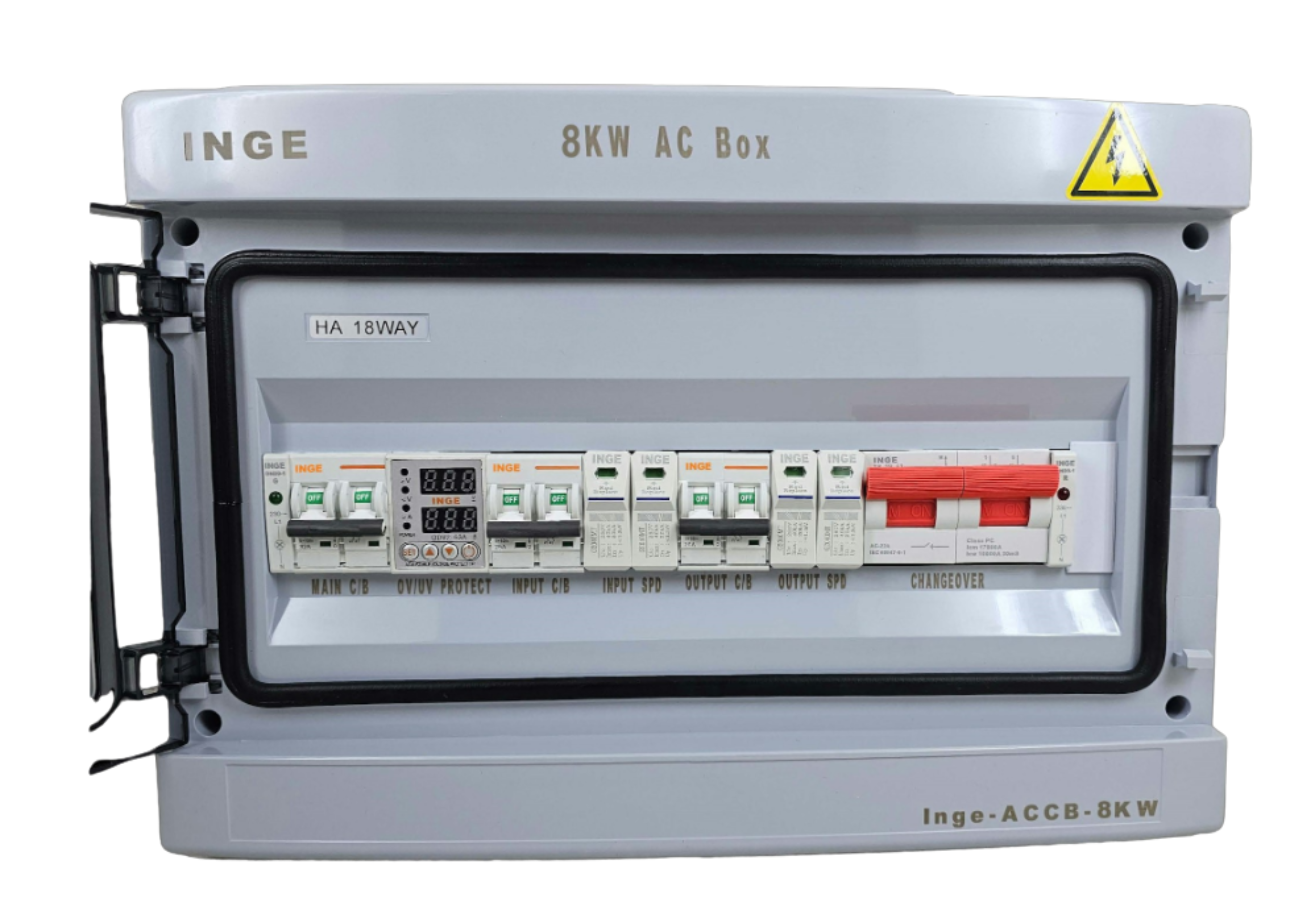 12kW AC Change-over DB - Prewired